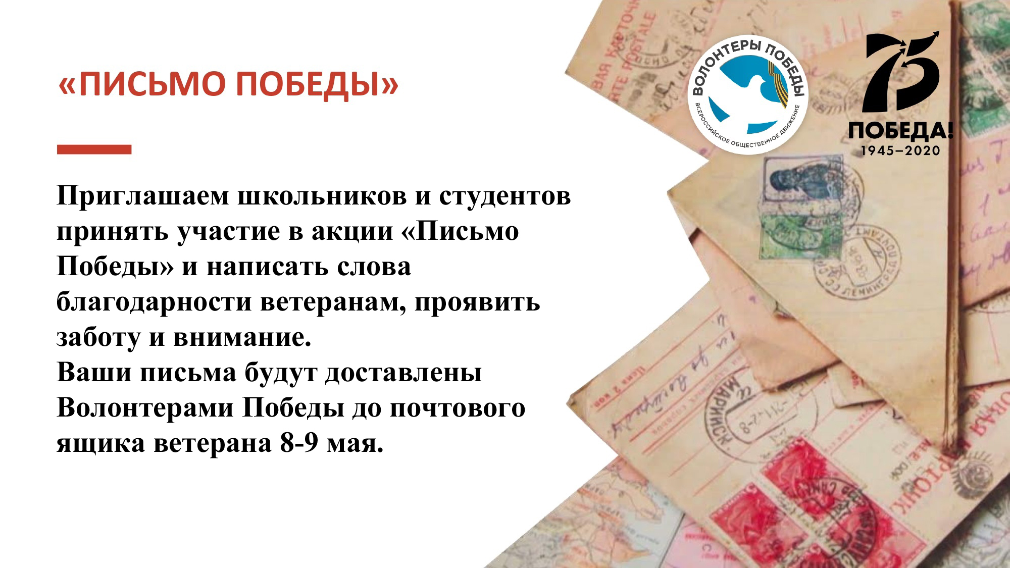 Проект письма победы