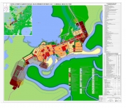 Схема генерального плана населённого пункта п.г.т. Новоаганск М 1 5000.jpg