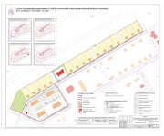 Схема размещения инженерных сетей и сооружений территории первоочередного освоения по ул. Новая