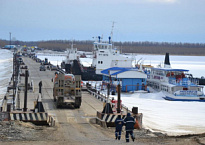 С 23 апреля закрыто движение по наплавному мосту по направлению "Нижневартовск-Зайцева Речка"