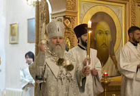 12 января 2021 года митрополит Ханты-Мансийский и Сургутский Павел совершил Полиелей в храме в честь святого Николая Чудотворца