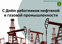 ПОЗДРАВЛЕНИЕ ГЛАВЫ НИЖНЕВАРТОВСКОГО РАЙОНА С ДНЁМ РАБОТНИКОВ НЕФТЯНОЙ И ГАЗОВОЙ ПРОМЫШЛЕННОСТИ